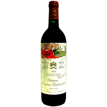 1989 mouton rothschild Bordeaux Red 