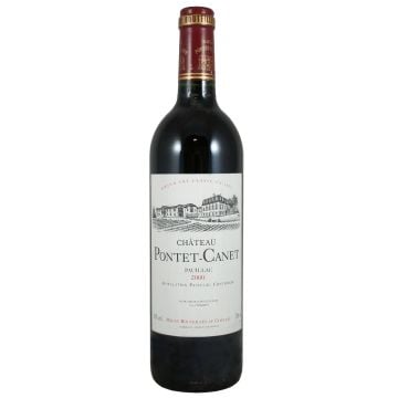 2000 pontet canet Bordeaux Red 
