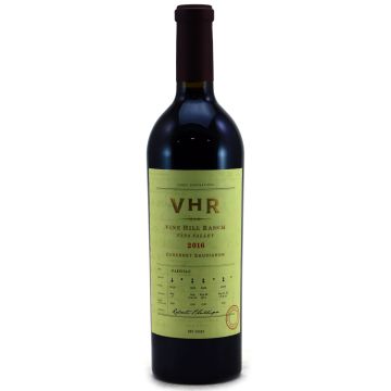 2016 vhr vine hill ranch cabernet sauvignon California Red 