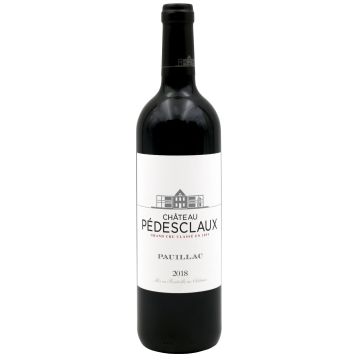 2018 pedesclaux Bordeaux Red 