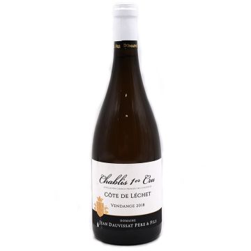 2018 domaine jean dauvissat pere & fils chablis premier cru cote de lechet Burgundy White 