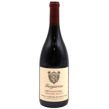 2019 bergstrom pinot noir gregory ranch Oregon Red 