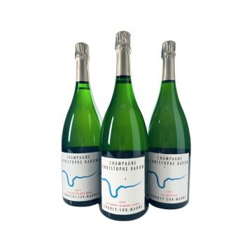 2019 Champagne Christophe Baron 3-Pack Magnum Gift Set