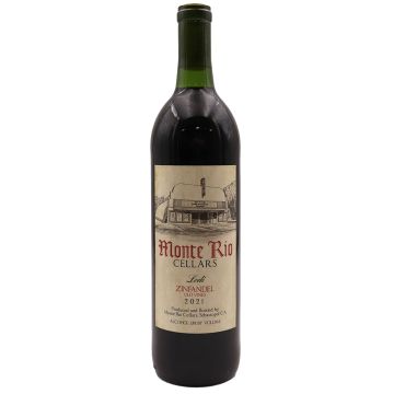 2021 monte rio cellars zinfandel old vines California Red 