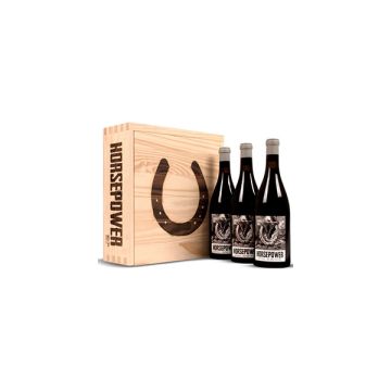 horsepower vineyards the tribe vineyard syrah 3-pack gift set (2016, 2017, 2018) Washington Red 