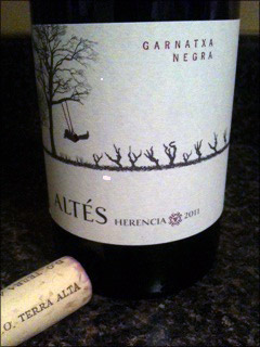 2011 Herencia Altes Garnatxa Negra Combines Great Taste & Affordability!
