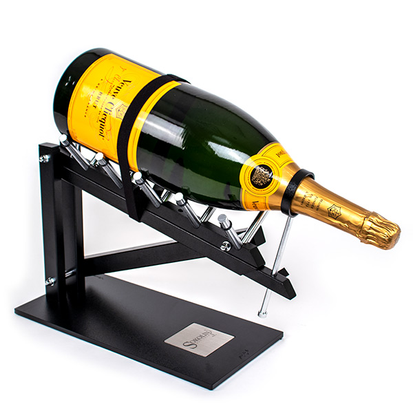 Large wine bottle holder sales