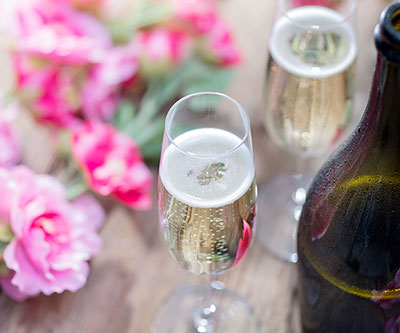 Champagne Gifts for the Bride and Groom