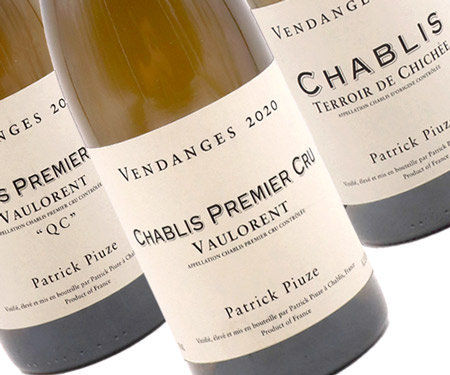 Featuring a terrific collection of Patrick Piuze Chablis