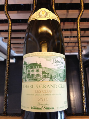 2010 Grand Cru White Burgundy from Billaud Simon