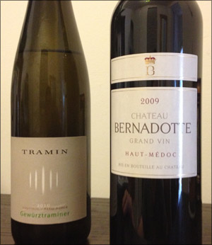 Chardonnays, Pinot Grigio and Gewurztraminer