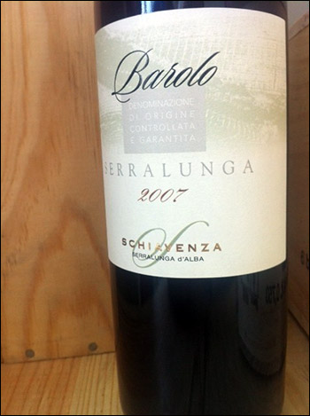 2007 Schiavenza Barolo Serralunga
